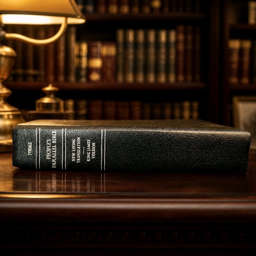 Tyndale House KJV/NLT People's Parallel Bible 2nd Ed Bonded Leather English